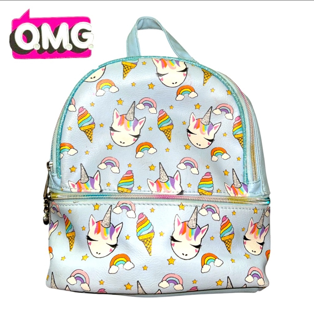 OMG-Accessories, Mini Unicorn Backpack.